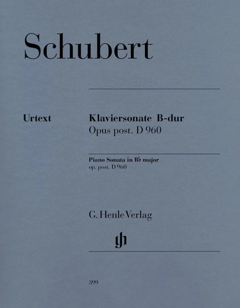 Schubert Franz - Sonate D 960 en Sib Majeur - Piano