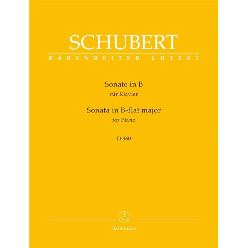 Schubert Franz - Sonate D960 en Sib Maj. - Piano
