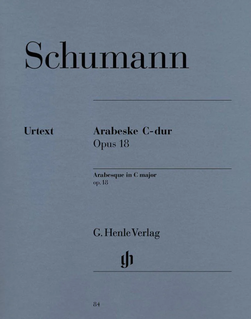 Schumann Robert - Arabesque Opus 18 en Do Majeur - Piano