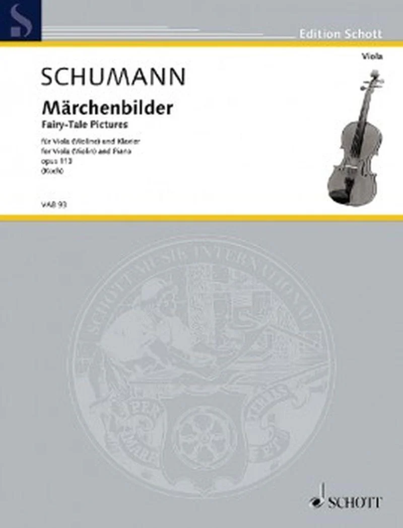 Schumann Robert - Marchenbilder (contes de Fees) Op.113 - Alto (ou Violon) et Piano