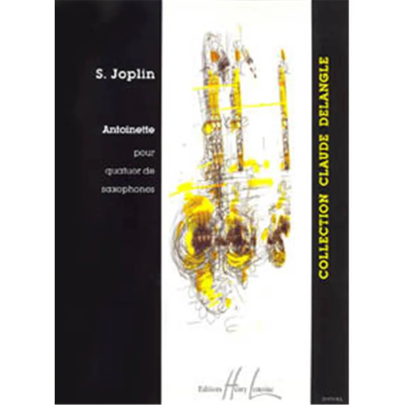 Scott Joplin - Antoinette - 4 Saxophones (conducteur et Parties)