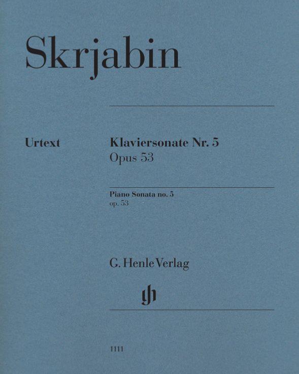 Scriabine Alexandre - Sonate No5 Op.53 - Piano