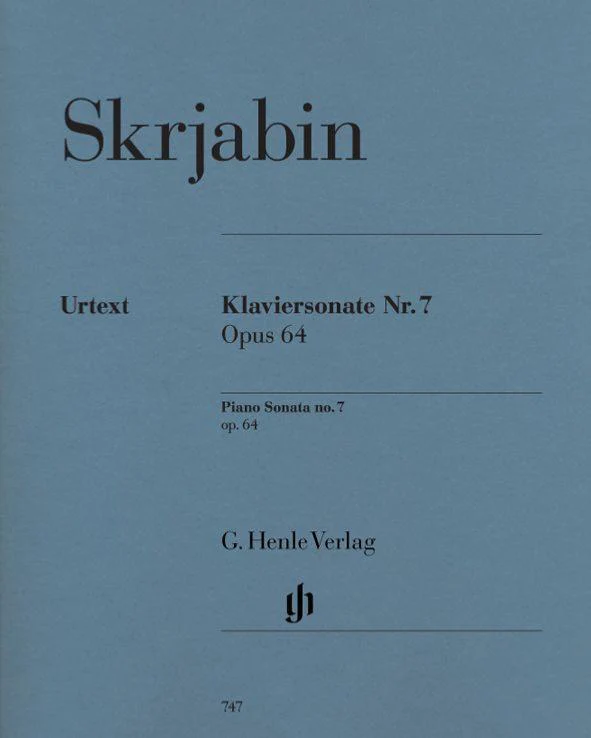 Scriabine Alexandre - Sonate No7 Op.64 - Piano