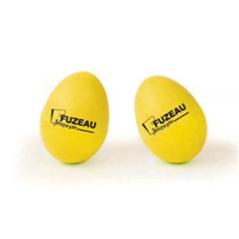 Shaker Fuzeau Oeufs Sonores Jaunes Ref 8285