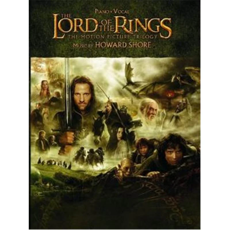 Shore Howard - Lord Of The Rings Trilogy Piano Solo et P/V/G