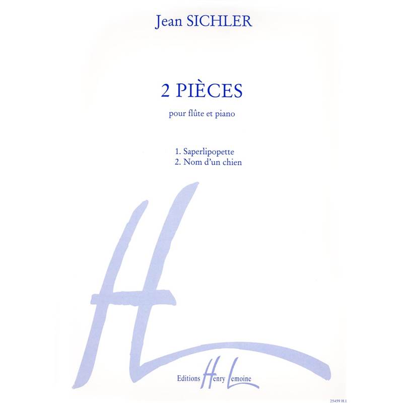Sichler Jean - Pieces (2) - Flute et Piano