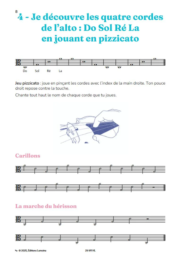 Simonnot Caroline - La méthode d'alto pour les débutants V1 - Image 3