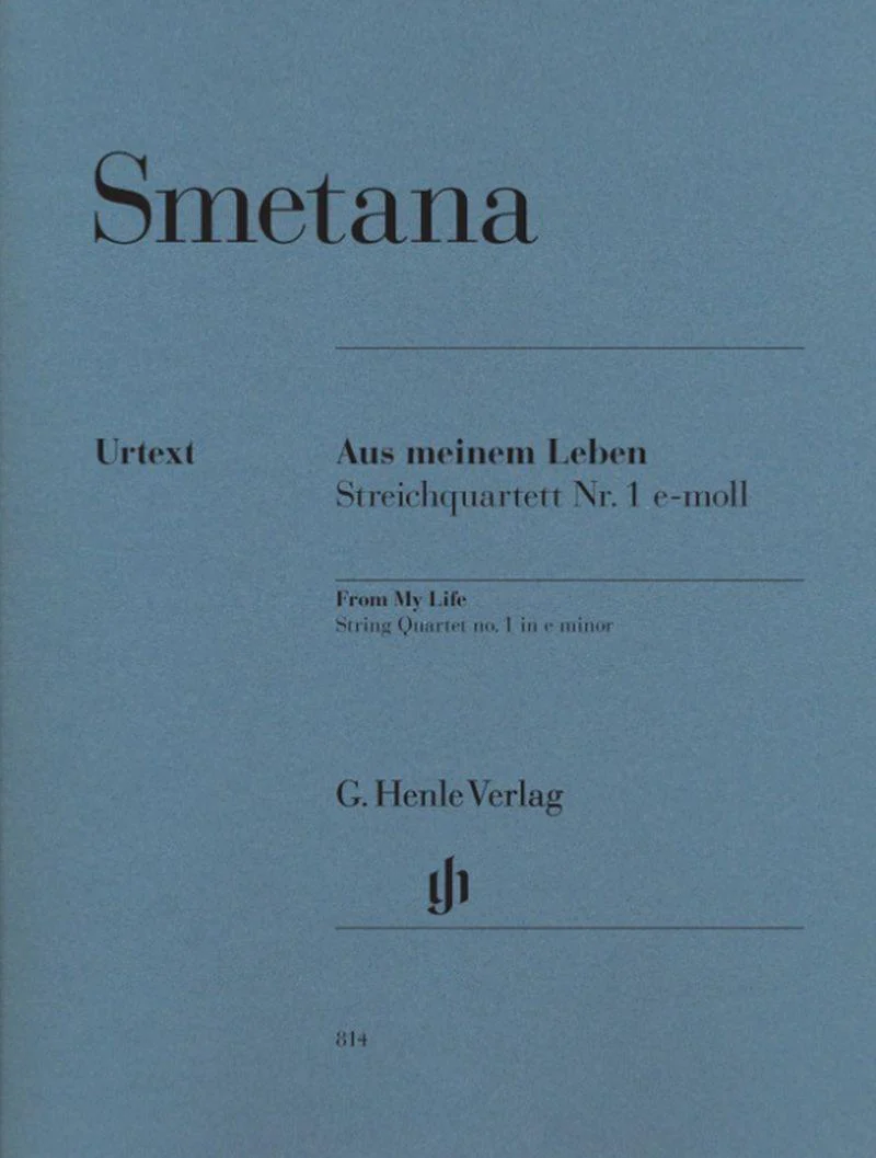 Smetana Bedrich - de Ma Vie : Quatuor A Cordes N1 en Mi Mineur - Parties Separees