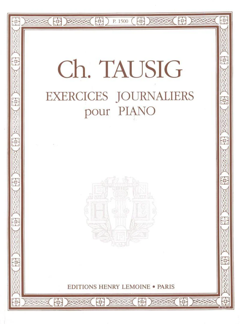 Tausig C - Exercices Journaliers - Piano