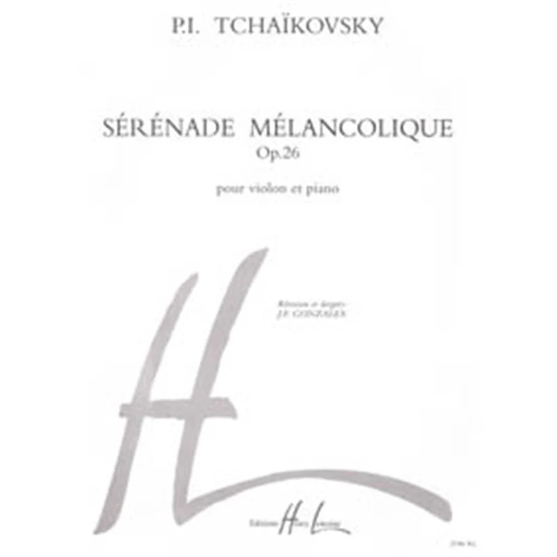 Tchaikovsky/gonzales - Serenade Melancolique - Violon et Piano