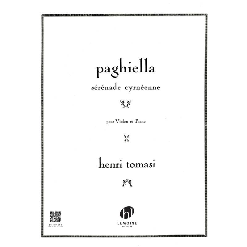 Tomasi Henri - Paghiella : Serenade Cyrneenne - Violon- Epuise