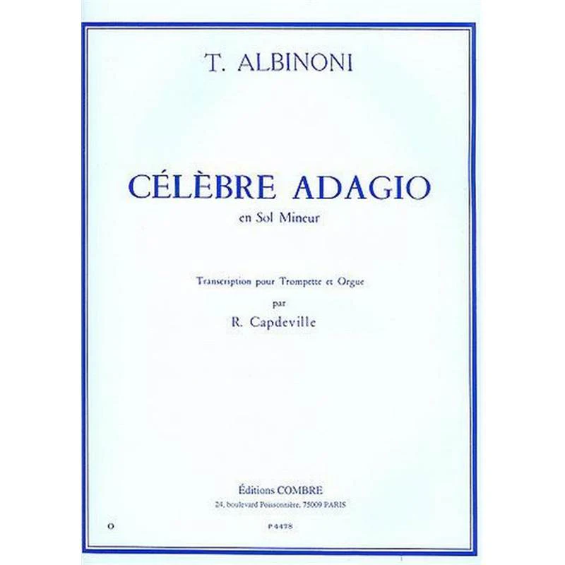 Tomaso Albinoni - Adagio - Trompette et Orgue ou Piano