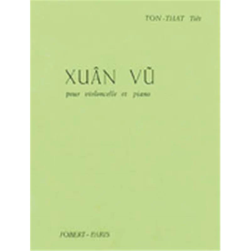Ton That Tiet - Xuan Vu - Violoncelle et Piano