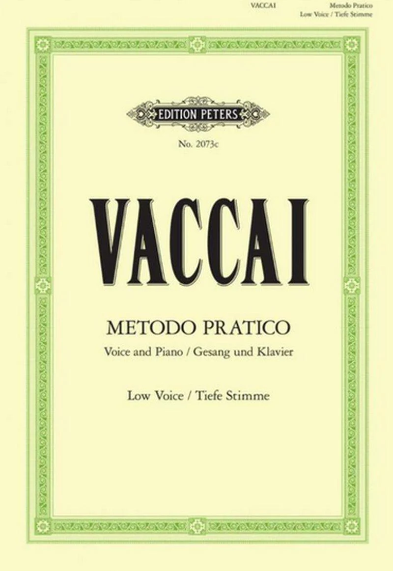 Vaccai Nicola - Methode Pratique (it-all-fr-ang) - Voix Grave et Piano