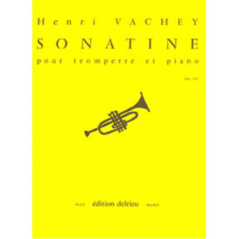 Vachey Henri - Sonatine - Trompette et Piano