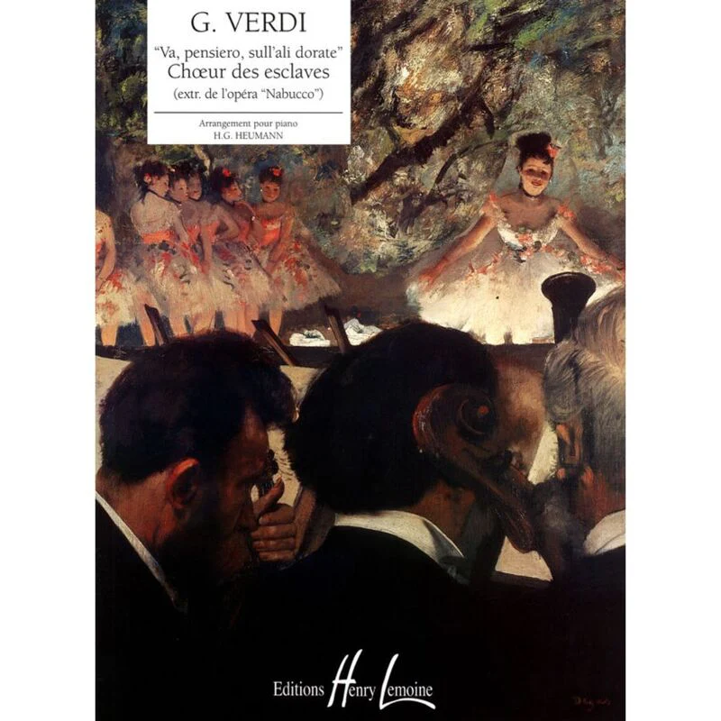 Verdi Giuseppe - Nabucco : Va Pensiero... Choeur des Esclaves - Piano