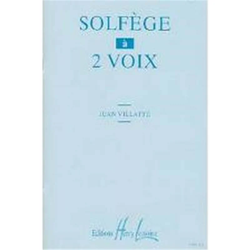 Vilatte Jean - Solfege A  2 Voix sans Accompagnement