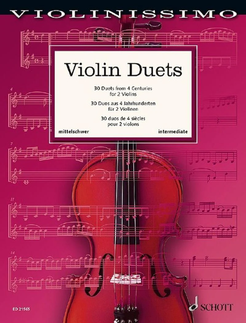 Violin Duets (30 Duos pour Niveaux Intermediaires) - Deux Violons