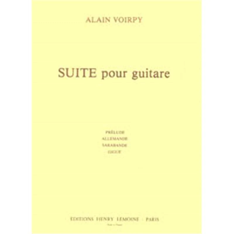 Voirpy Alain - Suite pour Guitare - Guitare
