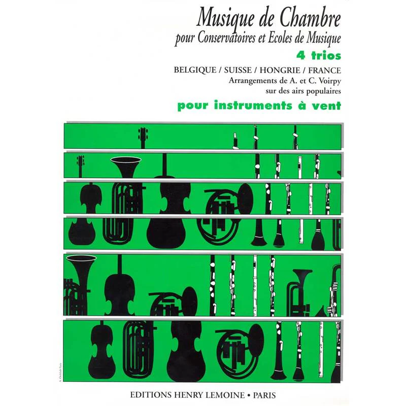 Voirpy Alain - Trios (4) - Trio D'instruments A Vent (conducteur et Parties)