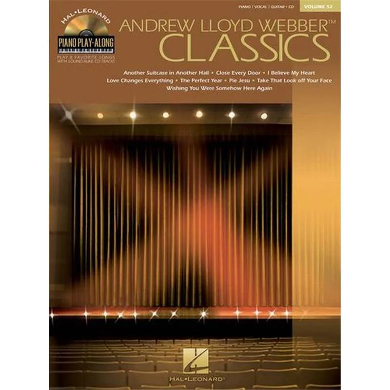 Webber Andrew Lloyd - Piano Play Along Vol.052 Classics + Cd