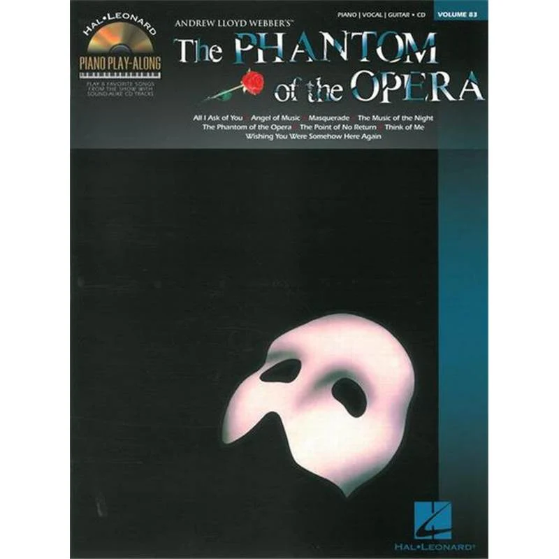 Webber Andrew Lloyd - Piano Play Along Vol.083 Phantom Of The Opera + Cd