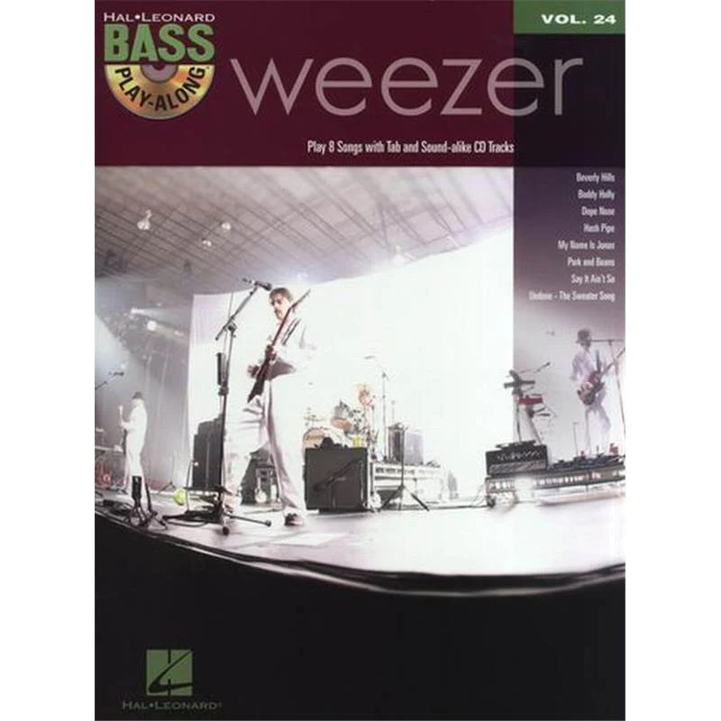 Weezer - Bass Play-along Vol.24 + Cd