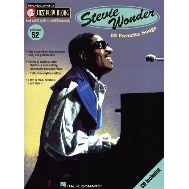 Wonder Stevie - Jazz Play Along Vol.052 + Cd