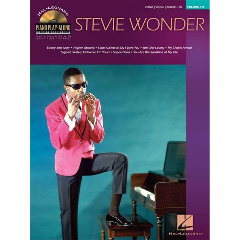 Wonder Stevie - Piano Play Along Vol.111 + Cd