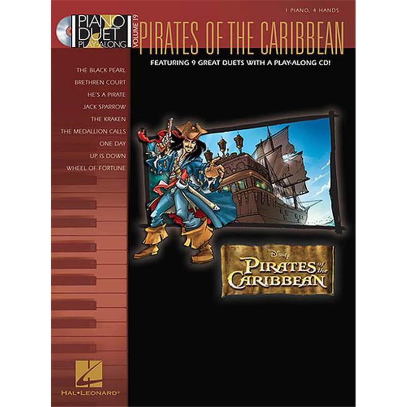 Zimmer / Badelt - Piano Duet Play Along Vol.19 Pirates Of The Caribbean + Cd